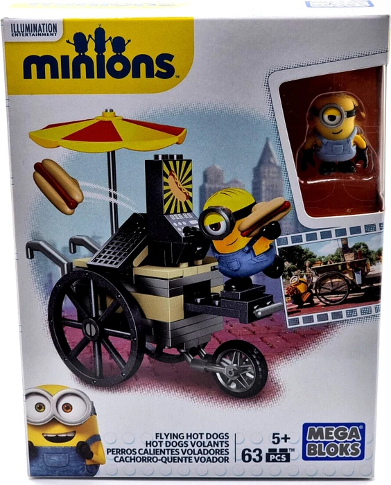 Mattel Mega Bloks Minions Fliegende Hot Dogs