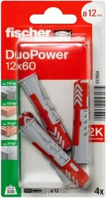 fischer DuoPower 12x60 K NV Universaldübel, 12x60mm, 4 Stück
