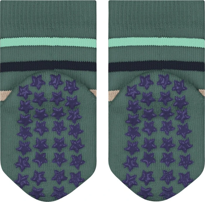 Falke Multi Stripe Babys Haus Socken dark jade (Junior)