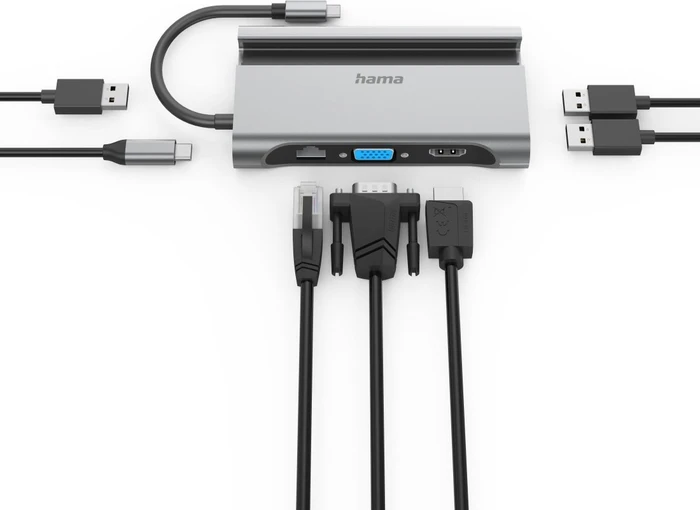 Hama USB-C-Multiport-Adapter, USB-C 3.0 [Stecker]