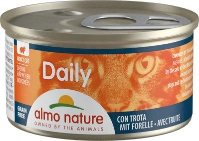 almo nature Daily Cats 85, Häppchen mit Forelle, 85g