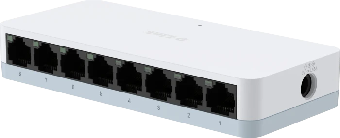 D-Link DES-1000 Desktop Switch, 8x RJ-45