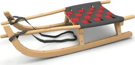 Kathrein Einsitzer Touren Rennrodel rot/grau