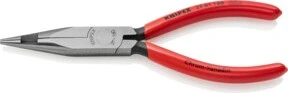 Knipex Flachrundzange mit Schneide, 16cm