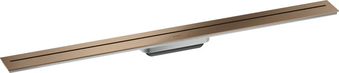 Hansgrohe Axor Drain Duschrinne, Fertigset 1000 zur Wandmontage, brushed red gold