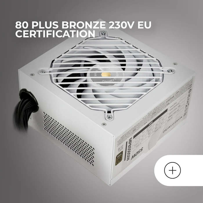 Mars Gaming MPB550SIW weiß 550W, ATX 2.4