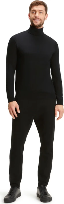 Falke Basic Apparel Rollkragen Pullover schwarz (Herren)