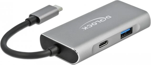 DeLOCK USB-Hub, 1x USB-C 3.1, 3x USB-A 3.1, USB-C 3.1 [Stecker]