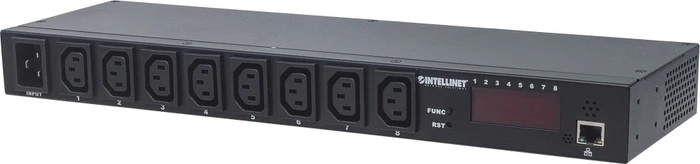 Intellinet 19" IP-Steckdosenleiste, 1HE, 8-fach, 240V, 3m
