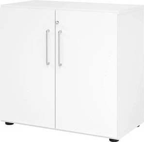 Hammerbacher Flügeltürenschrank V928T2, weiß/weiß, Aktenschrank