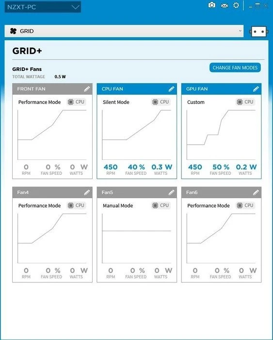 NZXT Grid+ V2, digitale Lüftersteuerung 6-Kanal