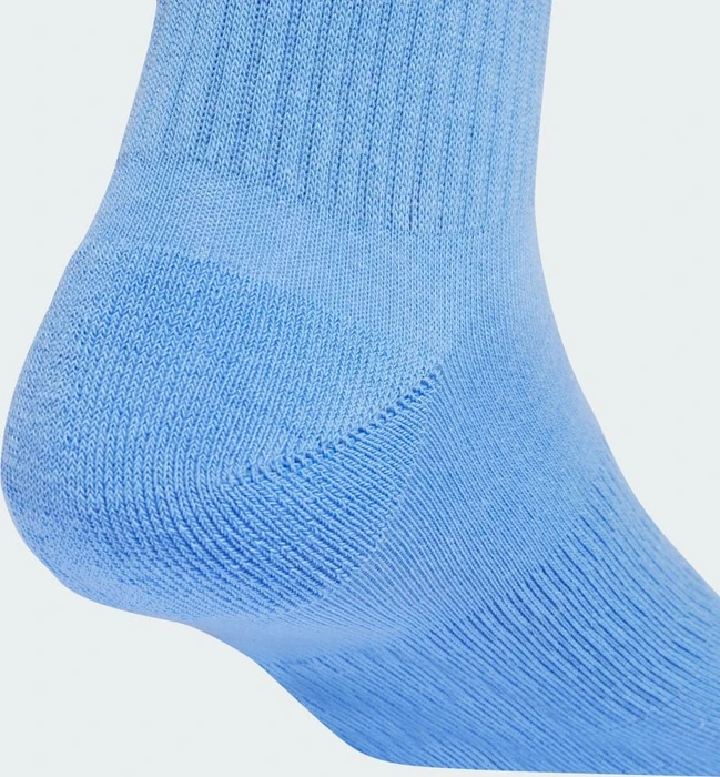 adidas Cushioned Crew Socken dark blue/royal blue/olive strata/pure ruby, 6 Paare