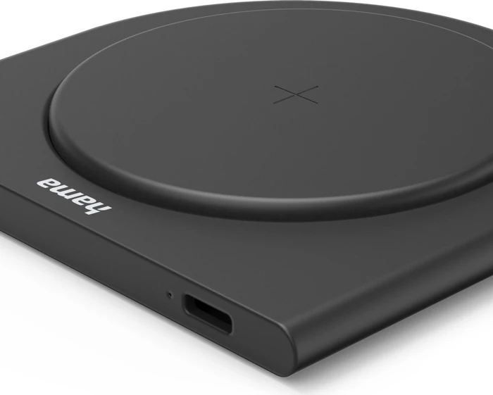 Hama Wireless Charger Eco-10 10W kabelloses Smartphone-Ladepad schwarz