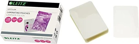 Leitz Laminierfolien Key Card, 65x95mm, 2x 125µm, glänzend, 100 Stück