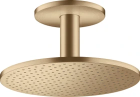 Hansgrohe Axor ShowerSolutions Kopfbrause 300 2jet mit Deckenanschluss brushed bronze