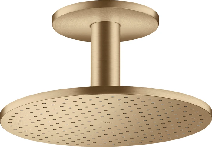 Hansgrohe Axor ShowerSolutions Kopfbrause 300 2jet mit Deckenanschluss brushed bronze