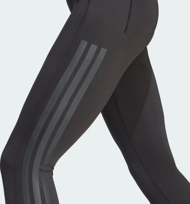 adidas Optime Workout 3-Streifen Tights Hose 7/8 schwarz (Damen)