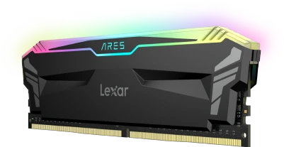 Lexar Ares RGB schwarz UDIMM 32GB Kit, DDR4-3600, CL18-22-22-42