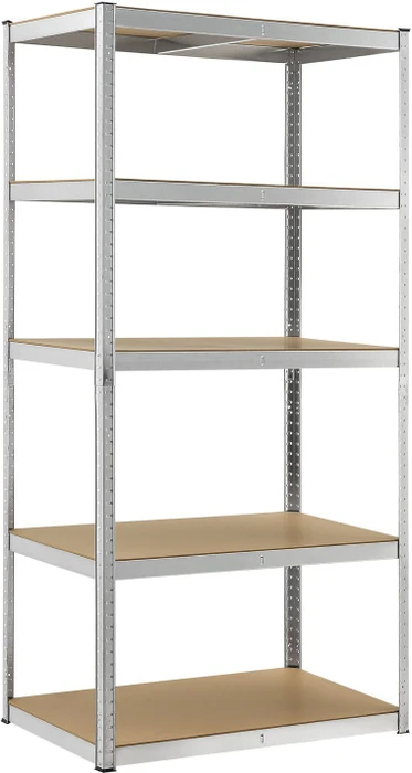 Juskys Schwerlastregal Basic silber