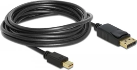 DeLOCK DisplayPort/Mini DisplayPort 1.2 Kabel 4K 60Hz schwarz, 5m
