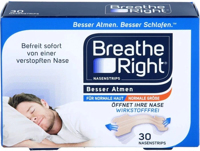 Breathe Right Nasenstrips normal beige, 30 Stück