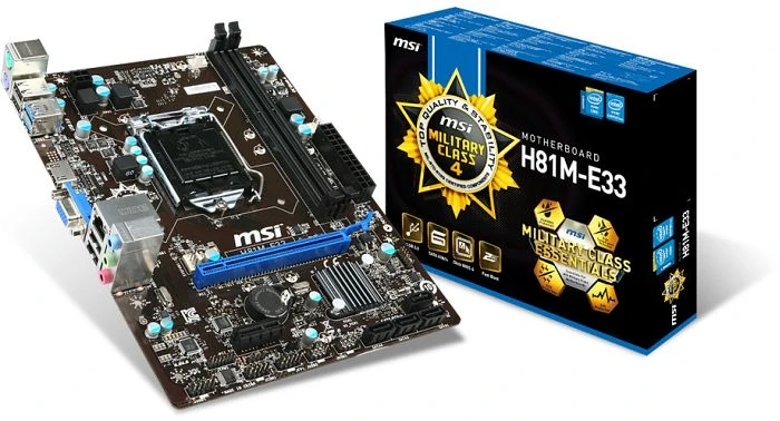 MSI H81M-E33 (Intel 1150)