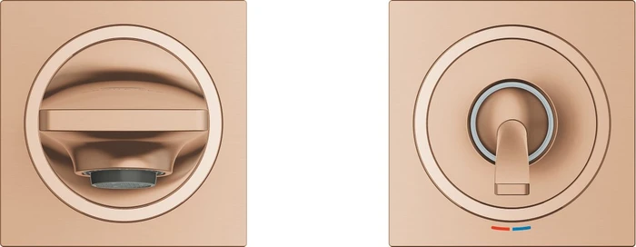 Grohe Allure 2-Loch-Waschtischbatterie warm sunset gebürstet