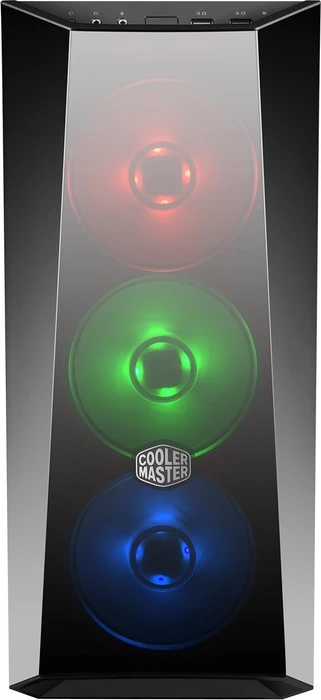 Cooler Master MasterBox Lite 5 RGB, schwarz, Glasfenster