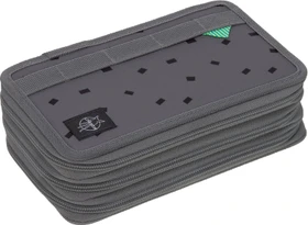 Lässig Federmäppchen Unique speckles anthracite gefüllt