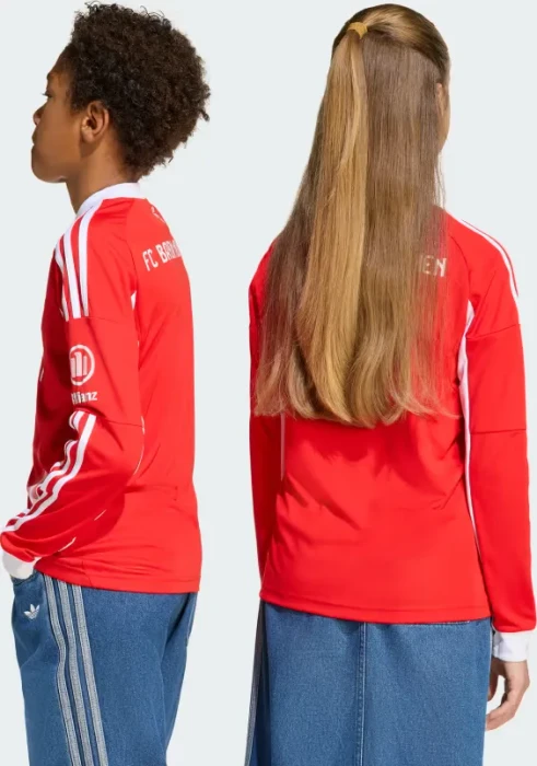 adidas FC Bayern München 2025/2026 Heimtrikot langarm (Junior)