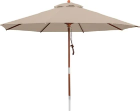anndora Marktschirm 350cm dark natural