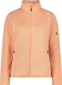 CMP Knit Tech Melange Fleece Jacke salmone/bianco (Damen)