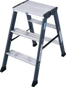 Krause Sepro D Alu 2-tlg. Stehleiter, 2x 3 Stufen