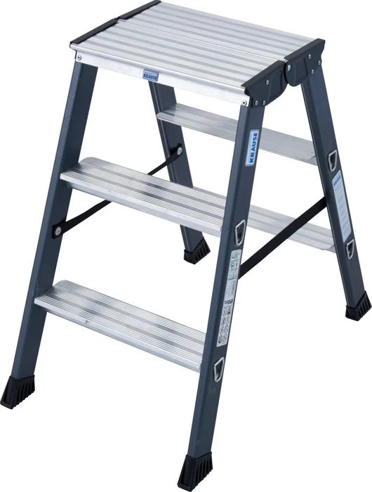 Krause Sepro D Alu 2-tlg. Stehleiter, 2x 3 Stufen