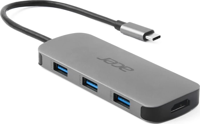 Acer 7-in-1 USB-C Adapter, USB-C 3.0 [Stecker]