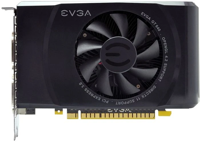 EVGA GeForce GT 640 Dual-Slot, 4GB DDR3, 2x DVI, Mini HDMI
