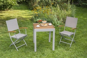 Merxx Naxos Gartenmöbel-Set, 3-tlg.