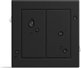Senic Friends Of Hue Smart Switch Outdoor, Tasten mit Wippe, 2-fach, schwarz
