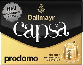Dallmayr capsa Prodomo Kaffeekapseln, 10 Stück