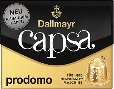 Dallmayr capsa Prodomo Kaffeekapseln, 10 Stück