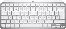 Logitech MX Keys Mini for Mac, LEDs weiß, Logi Bolt, Pale Gray, weiß/grau, USB/Bluetooth, CH