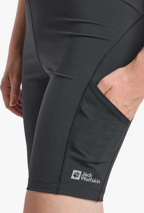 Jack Wolfskin Kensteig Hose kurz schwarz (Damen)