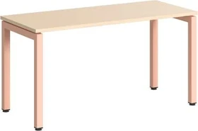 Steelcase Ottima Portico Schreibtisch 140x60cm Eiche/Rosenquarz