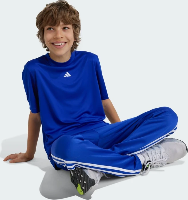 adidas Train Essentials Logo Regular Fit Funktionsshirt kurzarm lucid blue/white (Junior)