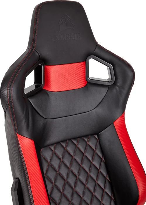 Corsair T1 Race Gamingstuhl, schwarz/rot