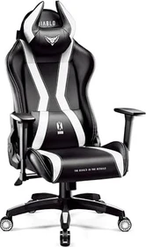 Diablo Chairs X-Horn 2.0 Normal Gamingstuhl, schwarz/weiß