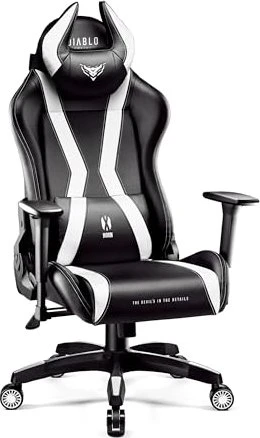 Diablo Chairs X-Horn 2.0 Normal Gamingstuhl, schwarz/weiß