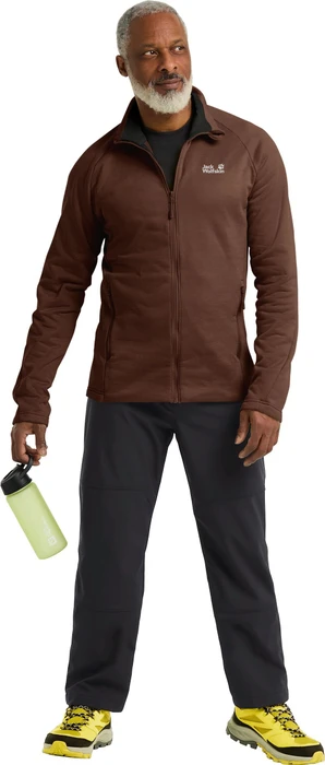 Jack Wolfskin Peak District FZ Jacke hot choc (Herren)