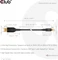 Club 3D USB Typ-C auf DisplayPort DP80 4K240Hz, 1m Vorschaubild
