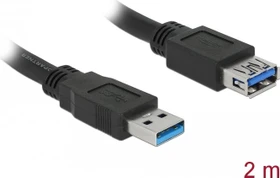 DeLOCK USB-A 3.0 Verlängerungskabel, 2m (85056)